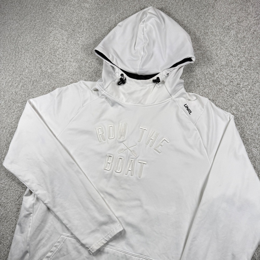 UNRL Hoodie Men XL White Row The Boat Minnesota Gophers